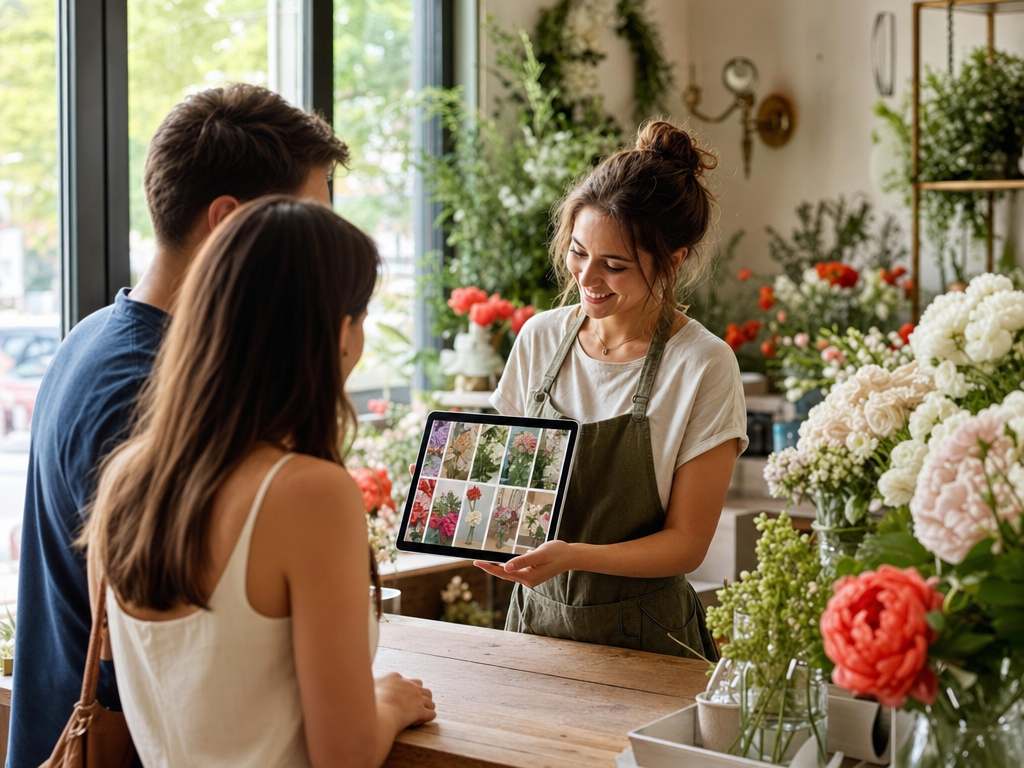 Local business using Pinterest to attract customers in planning mode